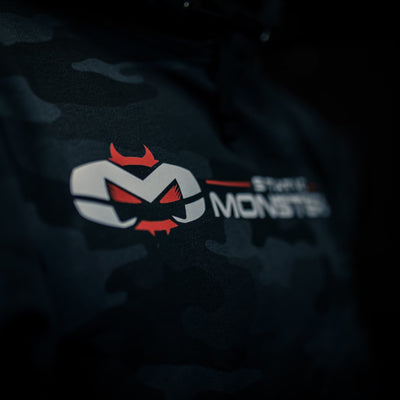 Static Monsters Classic Hoodie – Black Camo