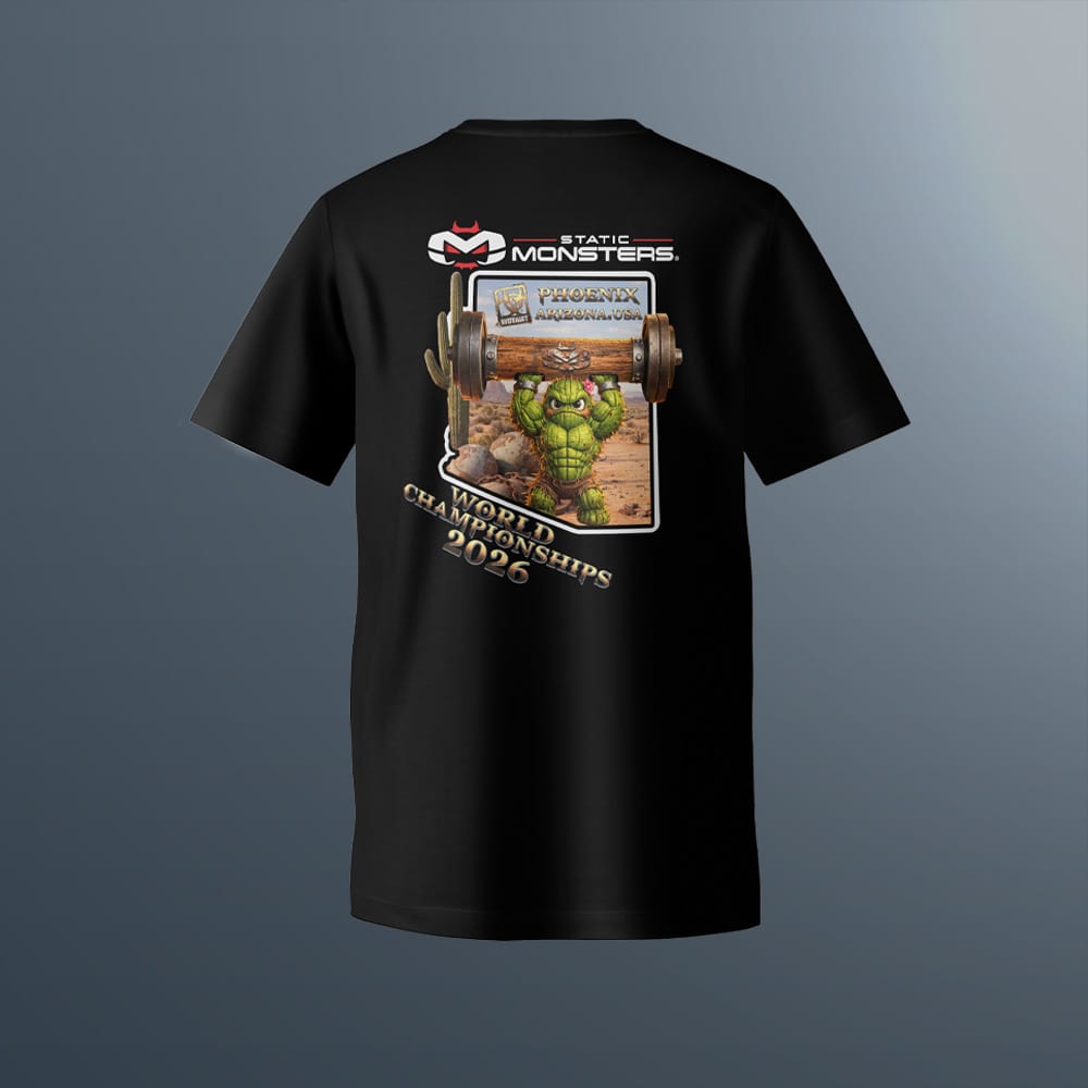 Static Monsters 2026 World Championships Tee