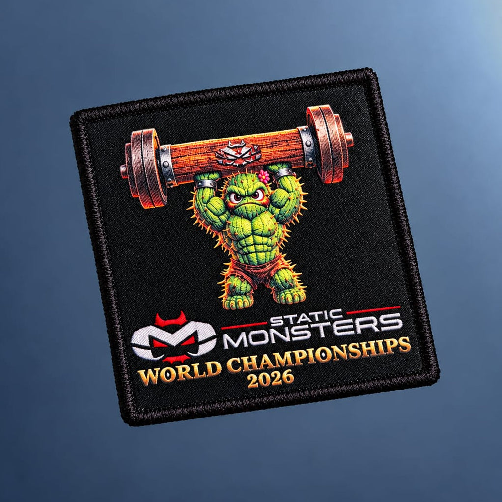 Static Monsters 2026 World Championship Velcro Patch